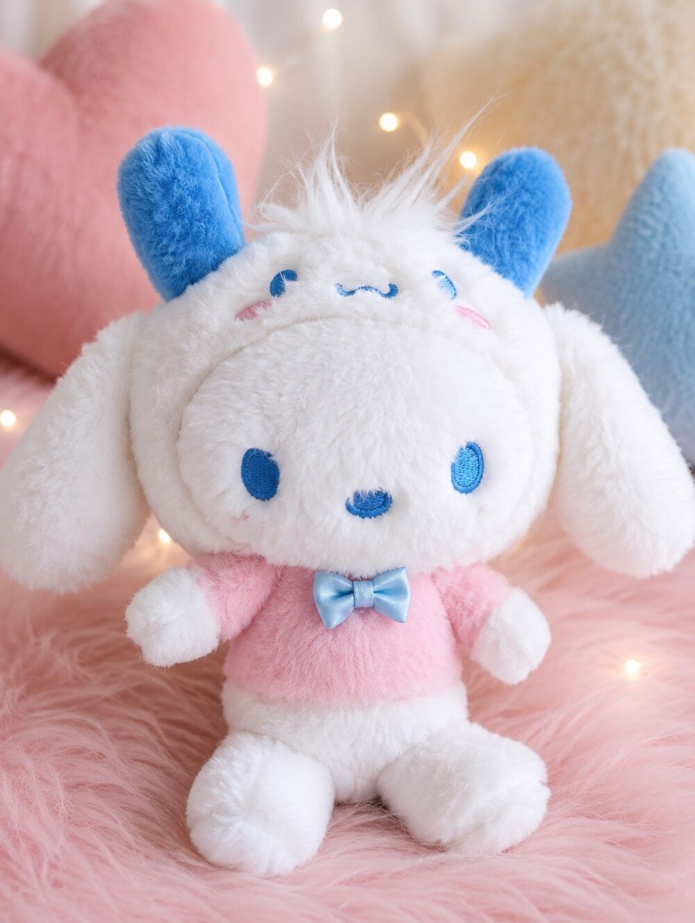 Sanrio Cinnamoroll Pochacco 20th Anniversary Plush Japan 6" Kawaii